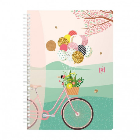 Spiraalköitega kaustik OXFORD HORIZONS, B5, 60 lk, 90 gsm, jooneline