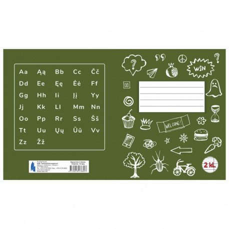 Vihik 2.klass A5, 12 lehte, jooneline(leedu joonestik) (5 tk)