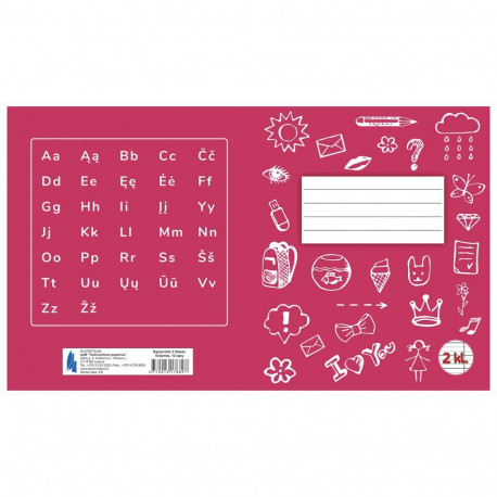 Vihik 2.klass A5, 12 lehte, jooneline(leedu joonestik) (5 tk)