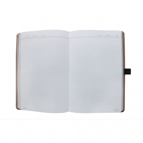 Märkmik-planeerija UNIVERSAL BLACK EDITION, PU, ​​A5, ilma kuupäevadeta,  loetud