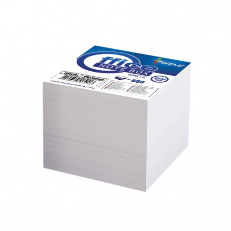 Märkmepaber Forpus  85x85mm täiteplokk valge, 800 lehte (2 tk)