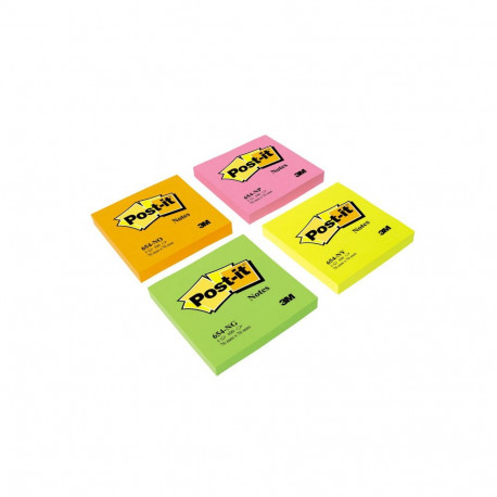 Märkmepaber Post-it Neon 76x76 mm, neoonoranž 3Re