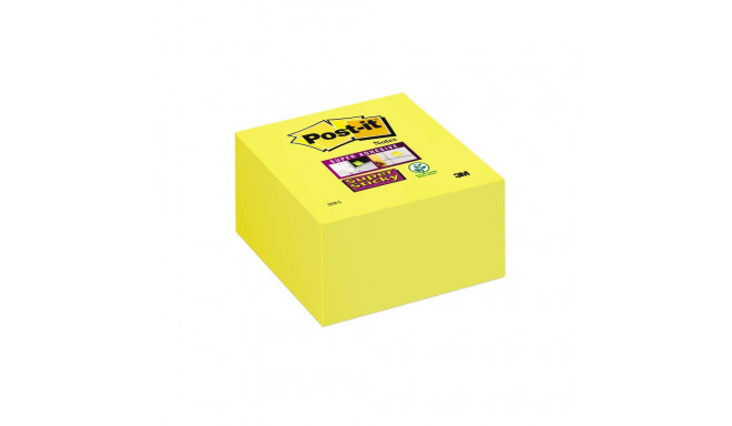 Märkmekuup Post-It Super Sticky 76x76 mm, 350 lehte, kollane