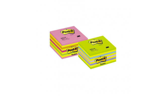 Märkmekuup Post-it 2028NB Lollipop 76x76 mm, 450 lehte, roheline-sinine