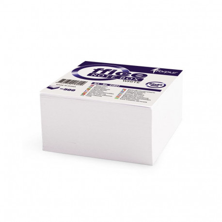 Märkmepaber Forpus 90x90mm, 500 lehte, valge liimitud (2 tk)