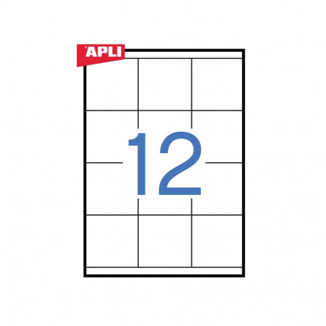 Etiketid Apli ILC iseliimuvad 70 x 67,7mm 100l/pk