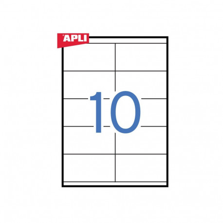 Etiketid Apli ILC iseliimuvad 105 x 57mm 100l/pk