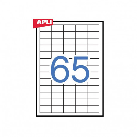 Etiketid Apli ILC
 iseliimuvad 38 x 21,2mm 100l/pk (3127)