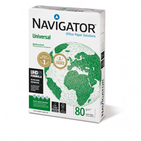 Koopiapaber Navigator Universal A4 80g/m2, 500 lehte (5 tk)