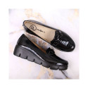 Filippo W PAW364 patent leather shoes, black (40)