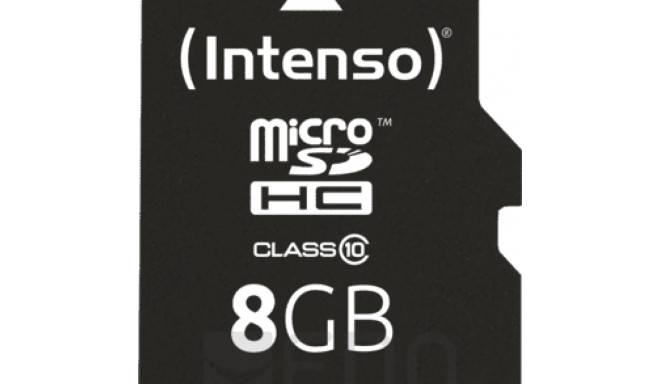 Intenso microSD-Card Class10 8GB Speicherkarte