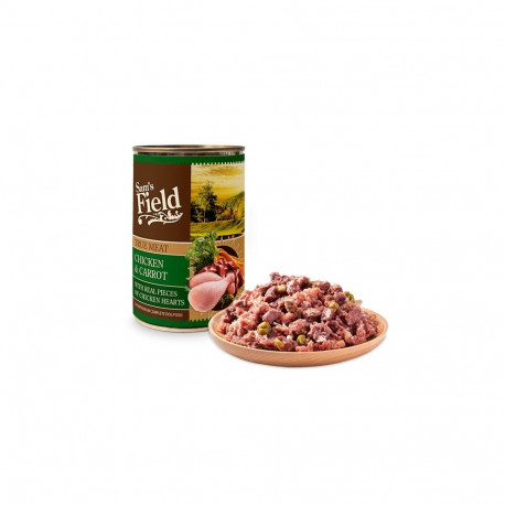 Sam's Field chicken & carrot superpremium complete dog food 400g