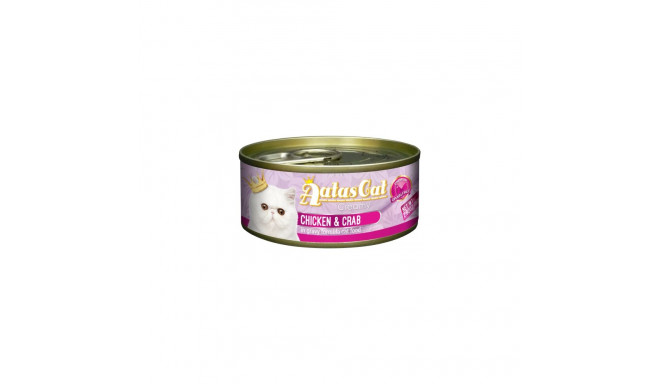 Aatas Cat Creamy Chicken & Crab консервы для кошек 80г