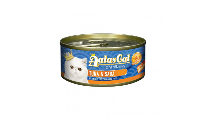 Aatas Cat Tantalizing Tuna & Saba canned food for cats 80g