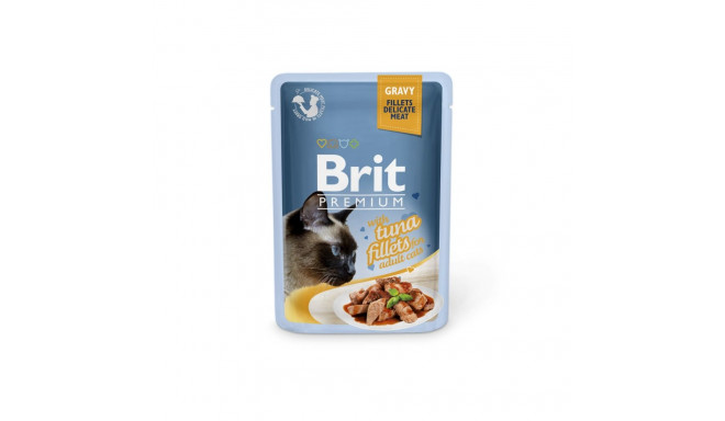 Brit Premium Delicate Tuna Fillets in Gravy märgtoit kassidele 85g