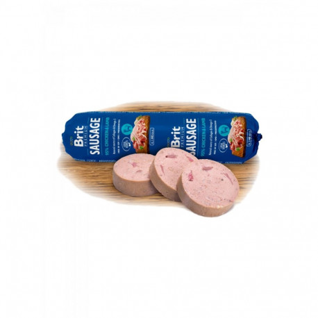 Brit Premium Chicken & Lamb sausage for dogs 800g