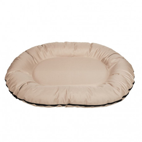 Cazo Oval Bed beež pesa koertele 105x140x17 cm