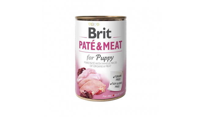 Brit Care Chicken & Turkey Paté & Meat for Puppy konserv kutsikatele 400g