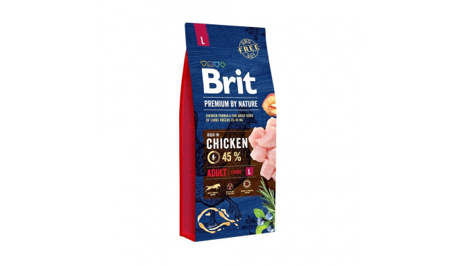 Brit Premium by Nature Adult L полноценный корм для взрослых собак 15кг