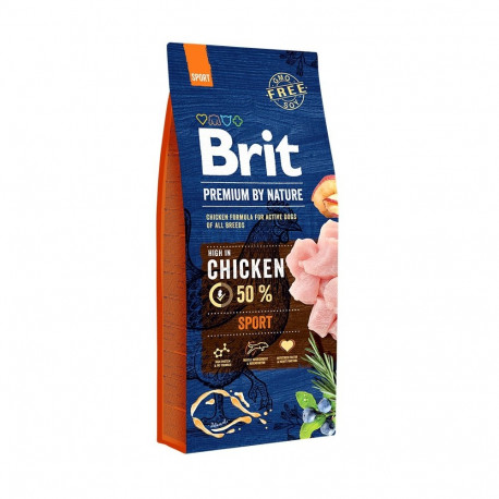 Brit Premium by Nature Sport полноценный корм для собак 15кг