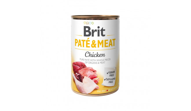 Brit Care Chicken Paté & Meat консервы для собак 400г