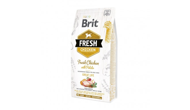Brit Fresh Chicken with Potato Adult полноценный корм для взрослых собак 2,5 кг