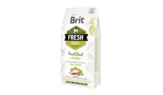 Brit Fresh Duck & Millet Adult Run & Work полноценный корм для взрослых собак 2,5 кг