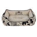 Cazo Exclusive Soft Bed Noir brown bed for dogs 75x60cm