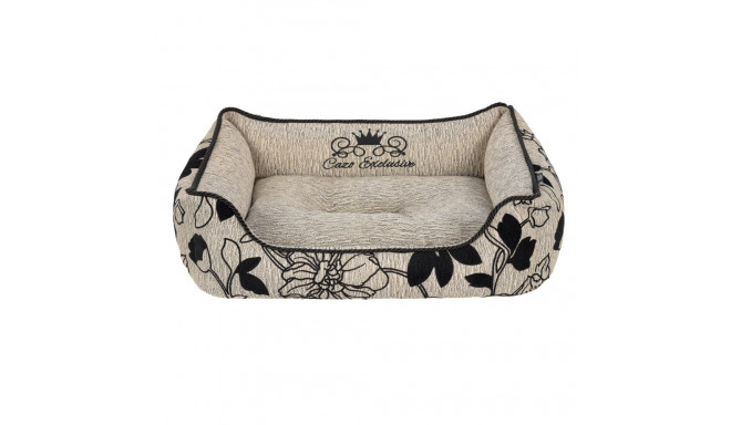 Cazo Exclusive Soft Bed Noir коричневая кровать для собак 75x60см