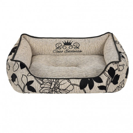 Cazo Exclusive Soft Bed Noir brown bed for dogs 95x75cm