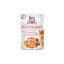 Brit Care Fillets in Gravy Tender Turkey & Savory Salmon влажный корм для кошек 85г