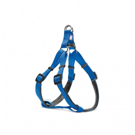 Record blue nylon braces for dogs S