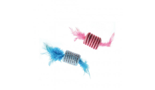 Cat & Rina toy with feathers for cats