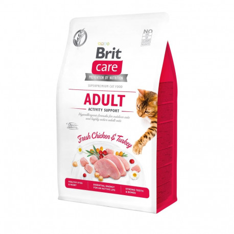 Brit Care Cat Grain-Free Adult Activity Support kassitoit 0,4kg