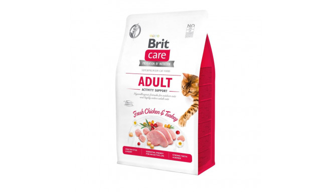 Brit Care Cat Grain-Free Adult Activity Support полноценный корм для кошек 0,4кг