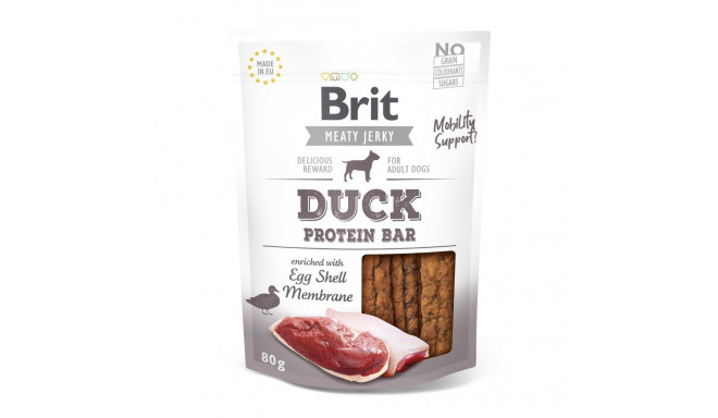Brit Jerky Duck Protein Bar Snack närimismaius koertele 80g