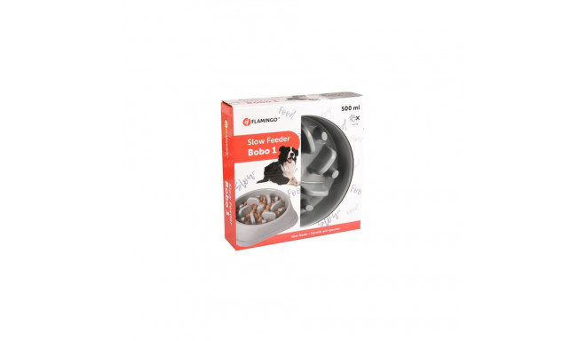 Flamingo slow feeding bowl Bobo 1 ø 17cm - 500ml