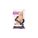 Flamingo granite blue braces for cats with a leash