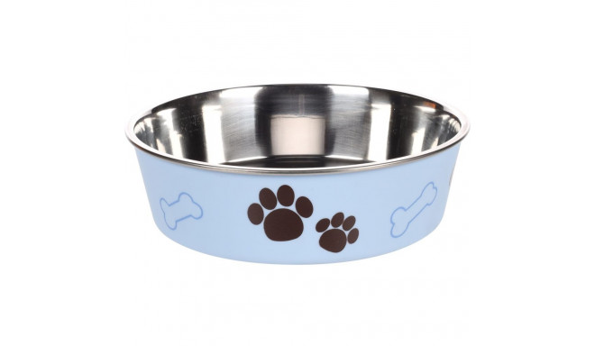 Flamingo libisemisvastase põhjaga helesinine kauss koerale ø 17cm - 800ml