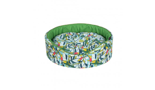 Cazo Foam Bed Cotton Toucan pesa koertele 60x50cm