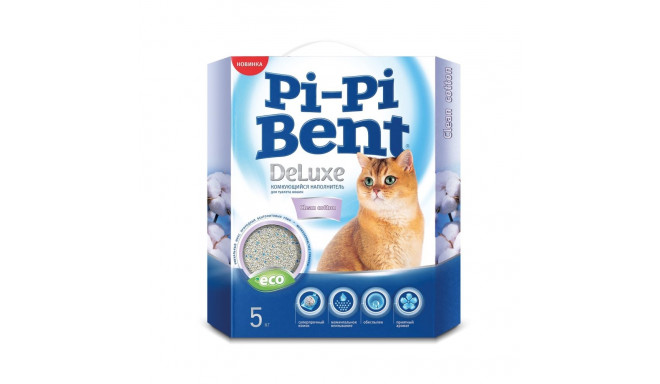 Pi-Pi Bent Deluxe Clean Cotton cat litter 5kg