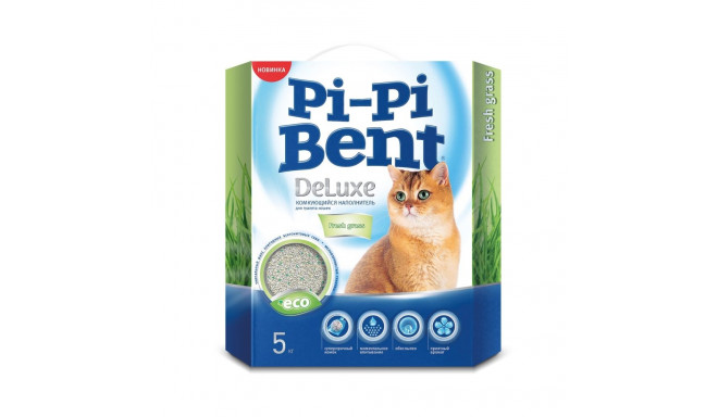 Pi-Pi Bent Deluxe Fresh Grass кошачьи отходы 5кг