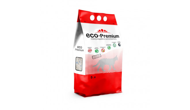 Eco-Premium Blue наполнитель для кошачьего туалета 5л