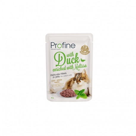 Profine Cat Pouch Duck in Jelly wet cat food 85g