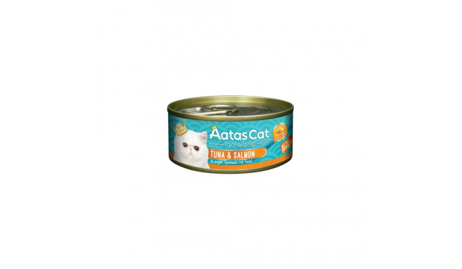 Aatas Cat Tantalizing Tuna & Salmon canned for cats 80g