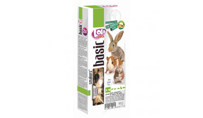 LoLo Pets Smakers maiusepulgad närilistele ja jänestele müsliga 2tk 90g