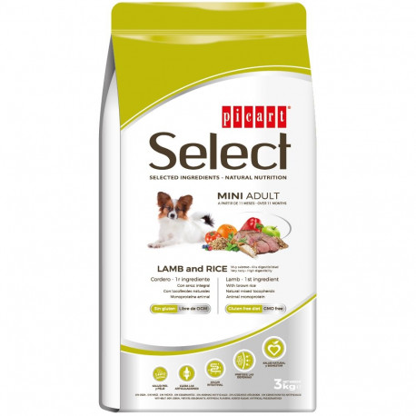 Select Mini Adult Lamb and Rice koeratoit 3kg