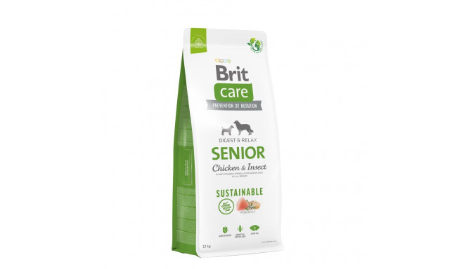 Brit Care Sustainable Senior Chicken & Insect koeratoit 12kg