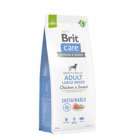 Brit Care Sustainable Adult Large Breed Chicken & Insect корм для собак 12 кг