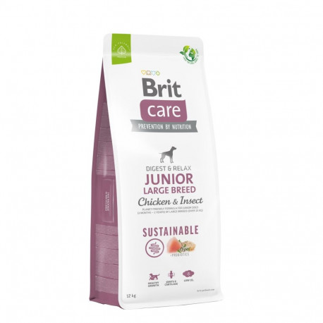 Brit Care Sustainable Junior Large Breed Chicken & Insect корм для собак 12 кг